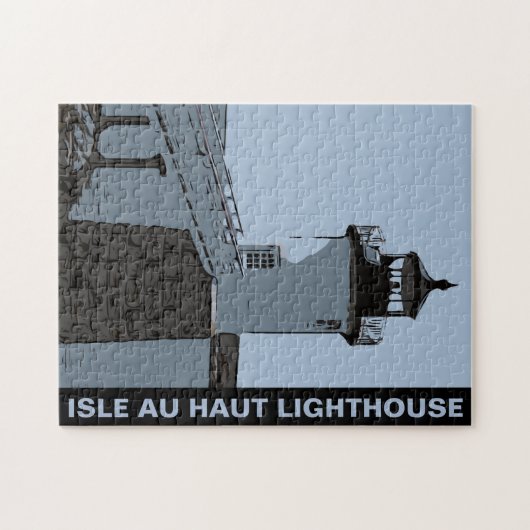 ISLE AU HAUT LIGHTHOUSE PUZZLE (Horizontal)