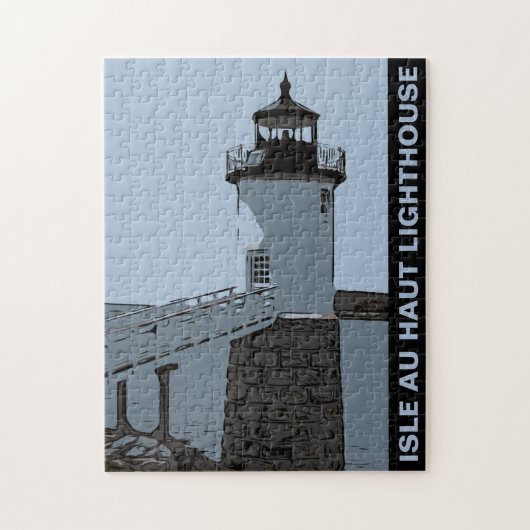 ISLE AU HAUT LIGHTHOUSE PUZZLE (Vertikal)