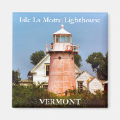 Isle La Motte Lighthouse, Vermont Magnet (Vorne)