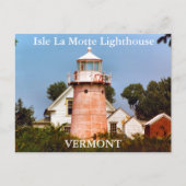 Isle La Motte Lighthouse, Vermont Postcard Postkarte (Vorderseite)