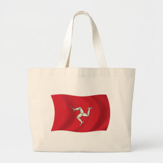 Isle Man Flag Tote Bag Jumbo Stoffbeutel