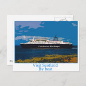 Isle of Arran Ferry - Schottland Postkarte (Vorne/Hinten)