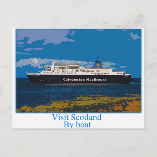 Isle of Arran Ferry - Schottland Postkarte (Vorderseite)