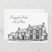 Isle of Bute, Kingarth Hotel- Postkarte (Vorne/Hinten)