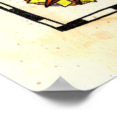 Isle of Chance Treasure Map Poster (Ecke)