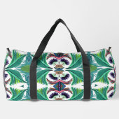 Isle-of-Ferns-C/M auf einem Müllbeutel Duffle Bag (Rückseite)