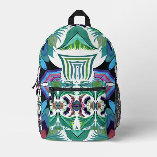 Isle-of-Ferns C/M's auf einer Bedruckter Rucksack (Vorderseite)