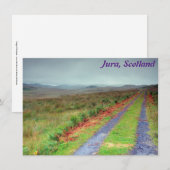 Isle of Jura track, Scotland card (Vorne/Hinten)