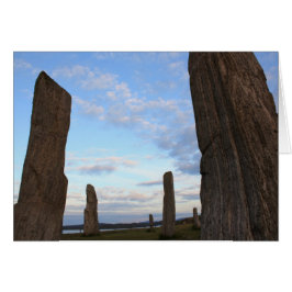 Isle of Lewis Stehend Stones Card