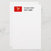 Isle of Man Briefpapier (Vorne/Hinten)