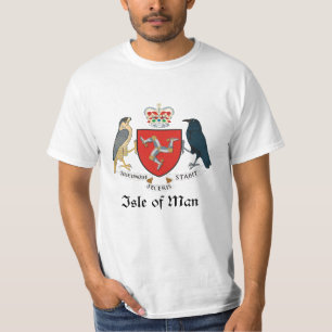 ISLE OF MAN - Emblem/Flagge/Symbol/Wappen T-Shirt