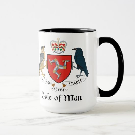 ISLE OF MAN - Emblem/Flagge/Symbol/Wappen Tasse (Rechts)