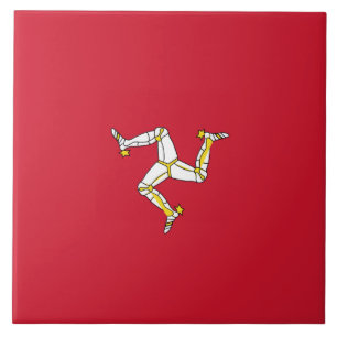 Isle of Man flag Fliese