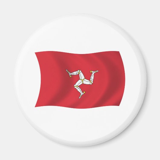 Isle of Man Flag Magnet (Vorne)