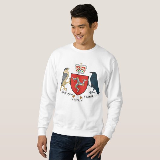 Isle of Man Flag - Manx Emblem Sweatshirt (Vorne ganz)