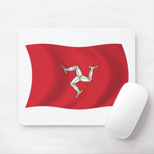 Isle of Man Flag Mousepad (Mit Mouse)