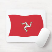 Isle of Man Flag Mousepad (Mit Mouse)