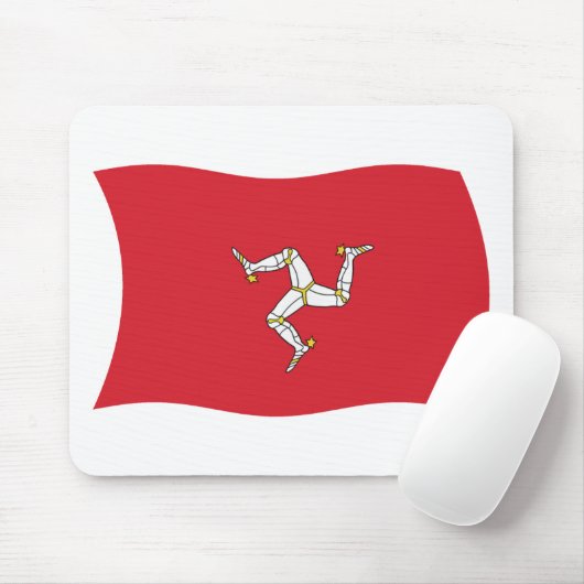 Isle of Man Flag Mousepad (Mit Mouse)
