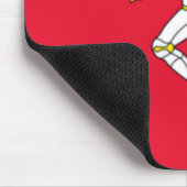 Isle of Man Flag Mousepad (Ecke)