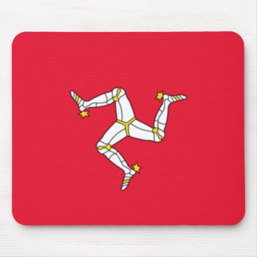 Isle of Man Flag Mousepad (Vorne)