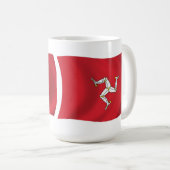 Isle of Man Flag Tasse (VorderseiteRechts)