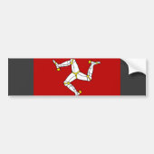 Isle of Man-Flagge Autoaufkleber (Vorne)