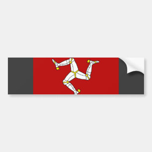 Isle of Man-Flagge Autoaufkleber