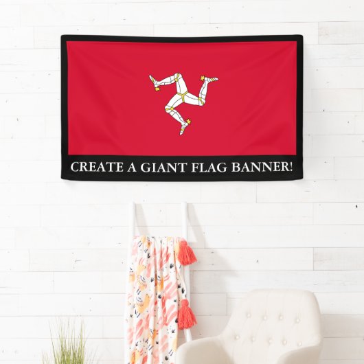 Isle of Man-Flagge Banner (Insitu)