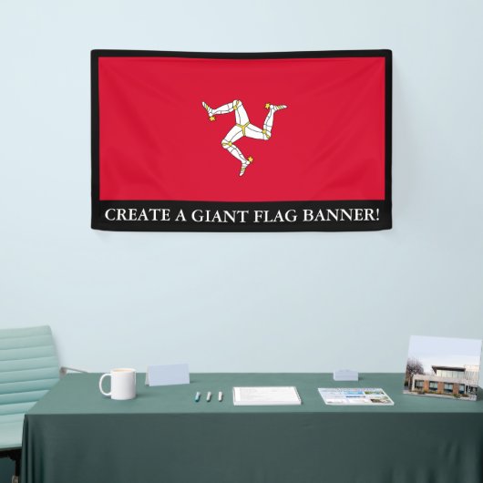 Isle of Man-Flagge Banner (Messeveranstaltung)