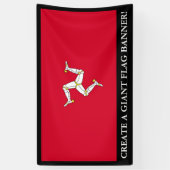Isle of Man-Flagge Banner (Vertikal)