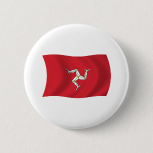 Isle-of-Man-Flaggen-Button Button