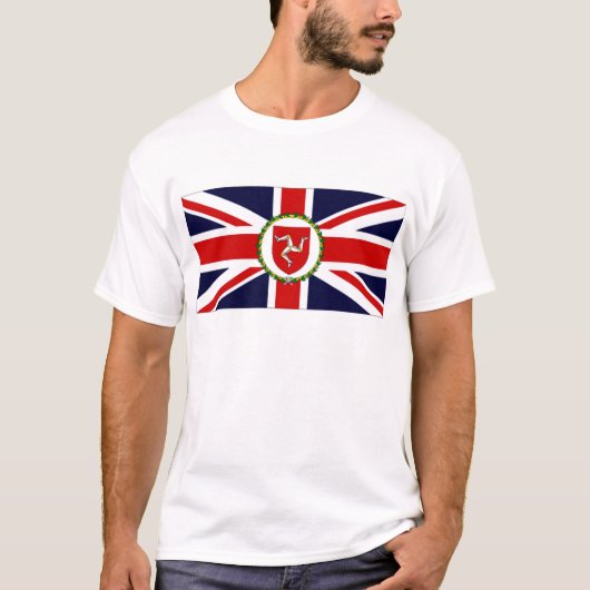 Isle of Man Lieutenant Governor Flag T-Shirt (Vorderseite)