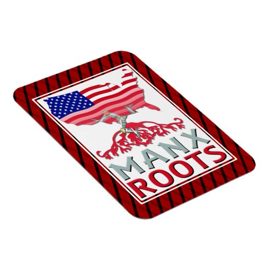 Isle of Man Manx American Magnet (Rechte Seite)
