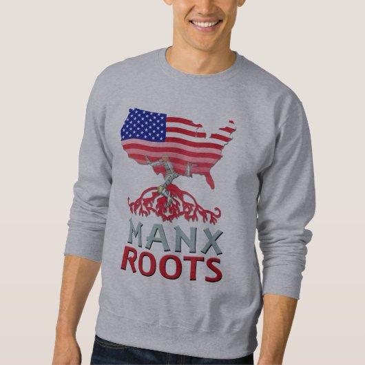 Isle of Man Manx American Sweatshirt (Vorderseite)