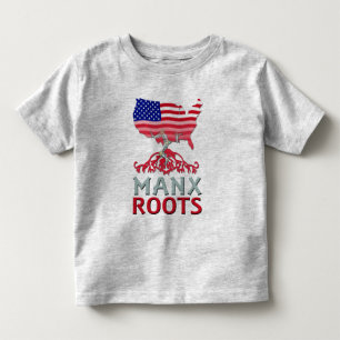 Isle of Man Manx American Toddler T-Shirt