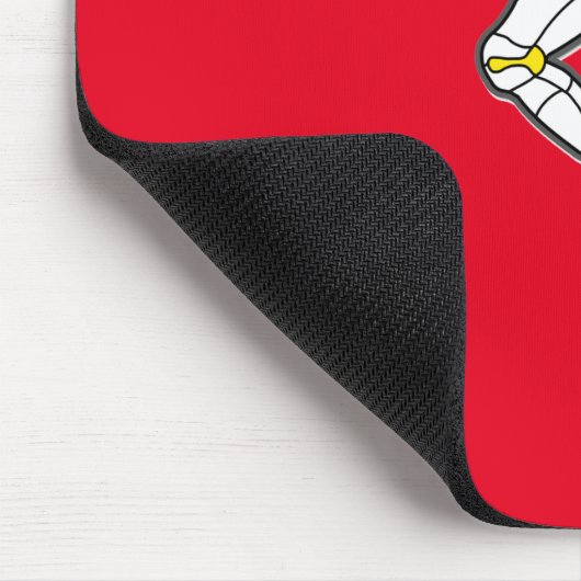Isle of Man Manx Flag 3 Legs Man Triskelion Mousepad (Ecke)
