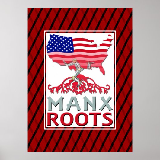 Isle of Man Manx Poster (Vorne)