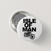 Isle of Man Motorradfahrer Button (Vorne & Hinten)
