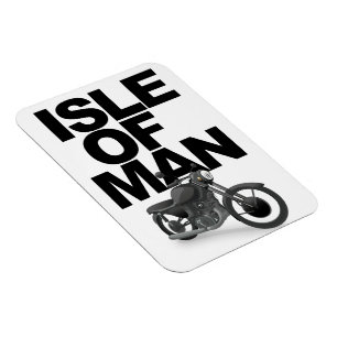 Isle of Man Motorradfahrer Magnet