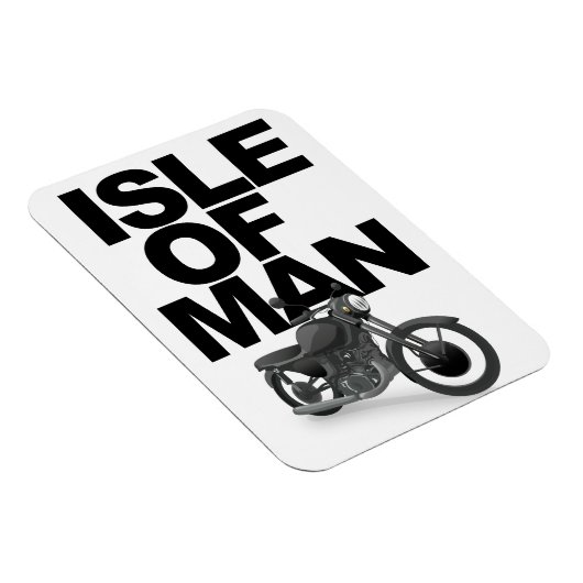 Isle of Man Motorradfahrer Magnet (Rechte Seite)