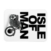 Isle of Man Motorradfahrer Magnet (Horizontal)