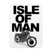Isle of Man Motorradfahrer Magnet (Vertikal)