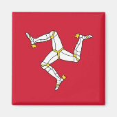 Isle of Man National World Flag Magnet (Vorne)