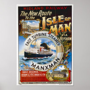 Isle of Man Print Poster