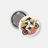 Isle of man sport Motocross Magnet (Vorderseite/Rückseite)