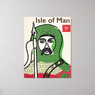 Isle of Man Vintage Reiseplakat Leinwanddruck