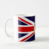 Isle of Man-Vizegouverneur-Flagge Kaffeetasse (Links)