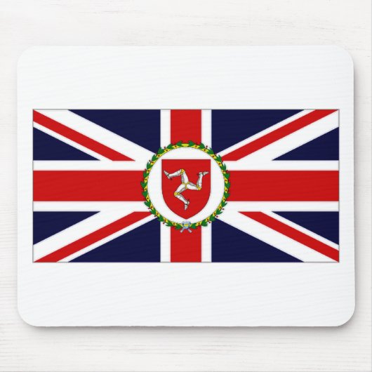 Isle of Man-Vizegouverneur-Flagge Mousepad (Vorne)