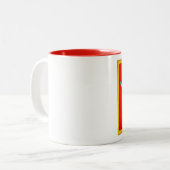 Isle of Man Zweifarbige Tasse (Vorderseite Links)