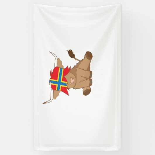 Isle of Orkney Fahne Geschenk schottischen Hochlan Banner (Vertikal)